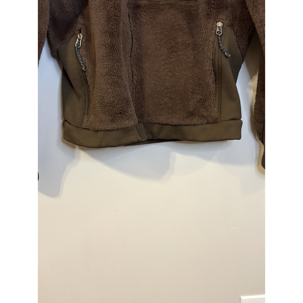 Mountain Hardwear Women's Monkey Brown Full Zip Jacket Pockets Size L Short - Picture 5 of 6